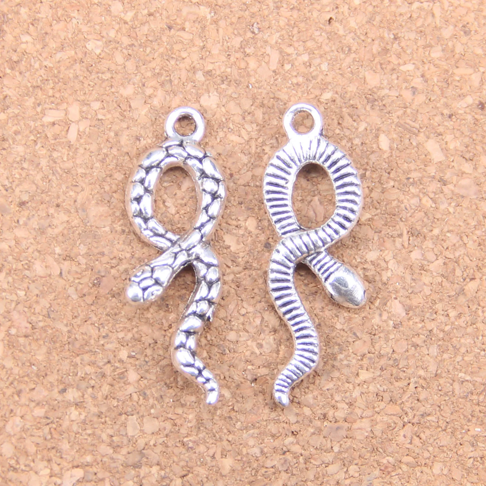 

54pcs Charms Snake 34x11mm Antique Pendants,Vintage Tibetan Silver Jewelry,DIY For Bracelet Necklace