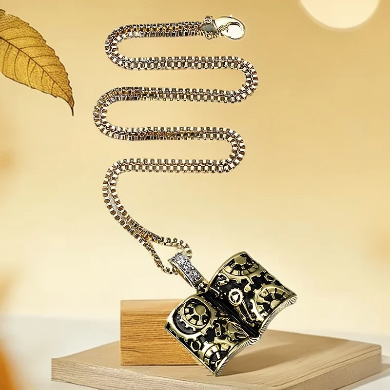 VANAXIN подвеска-книга из латуни