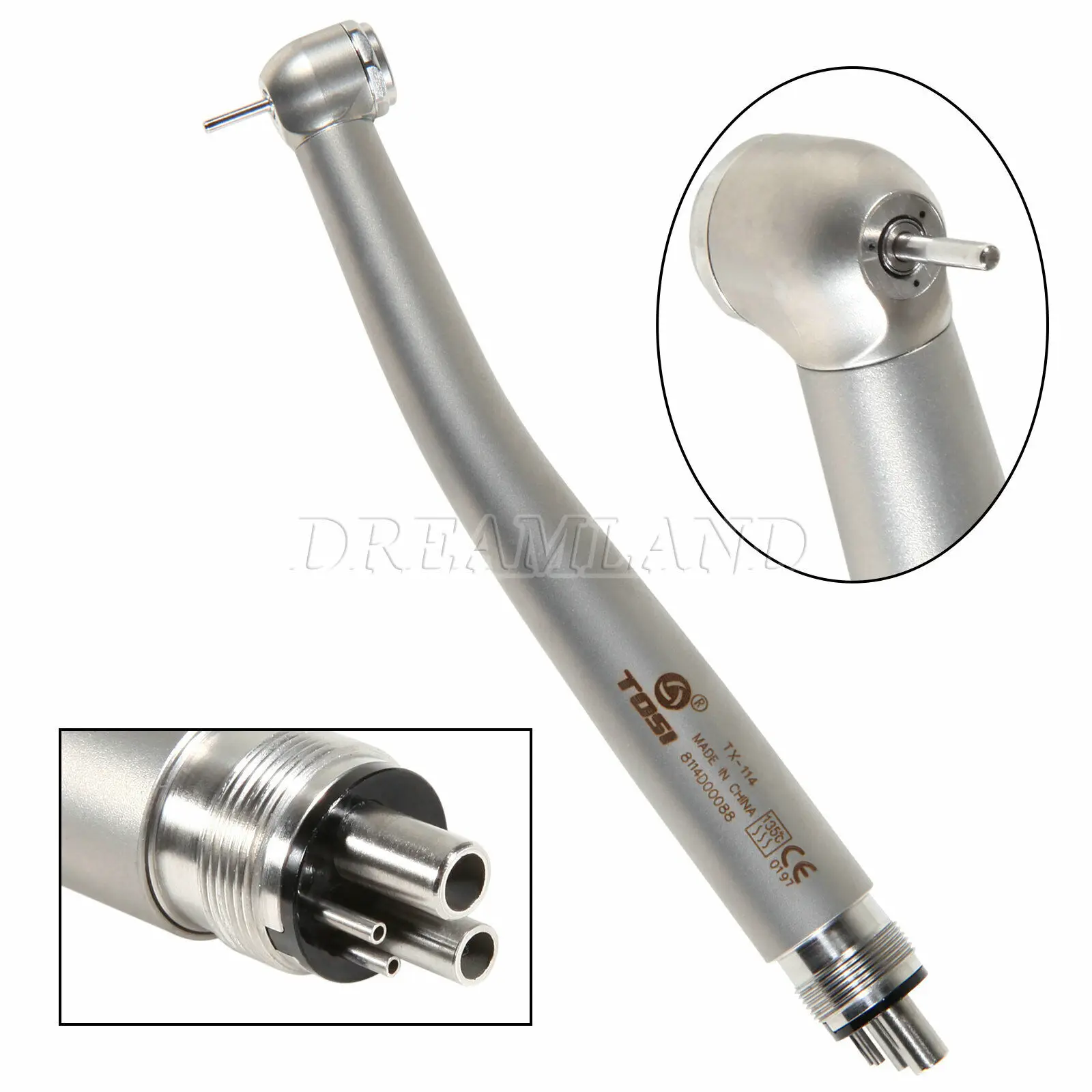 NSK Style Dental тройной распылитель из нержавеющей стали, высокоскоростная фототурбина с 4 отверстиями (art.: 3920c256ffd0f) - 3920c256ffd0f