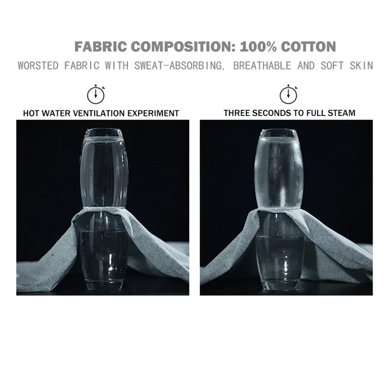 Мужская футболка с коротким рукавом и круглым вырезом из натурального хлопка