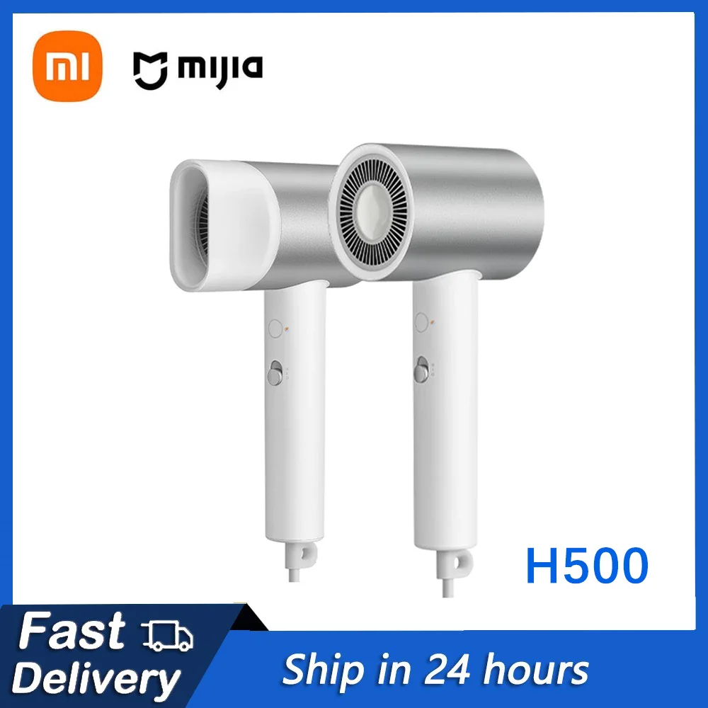 

XIAOMI MIJIA ионный фен для волос H500 Nanoe Уход за волосами Профессиональный Быстросохнущий фен 1800 Вт умный фен с контролем температуры