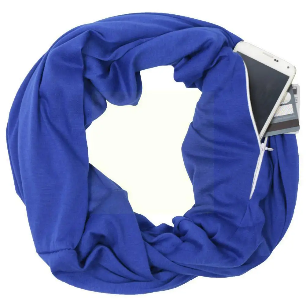 

Pocket Scarf Unlimited Bib Storage Zipper Pocket Bib Scarf Scarf Luxury Woman Scarf Christmas Winter Multifunction Scarf Se W5l3