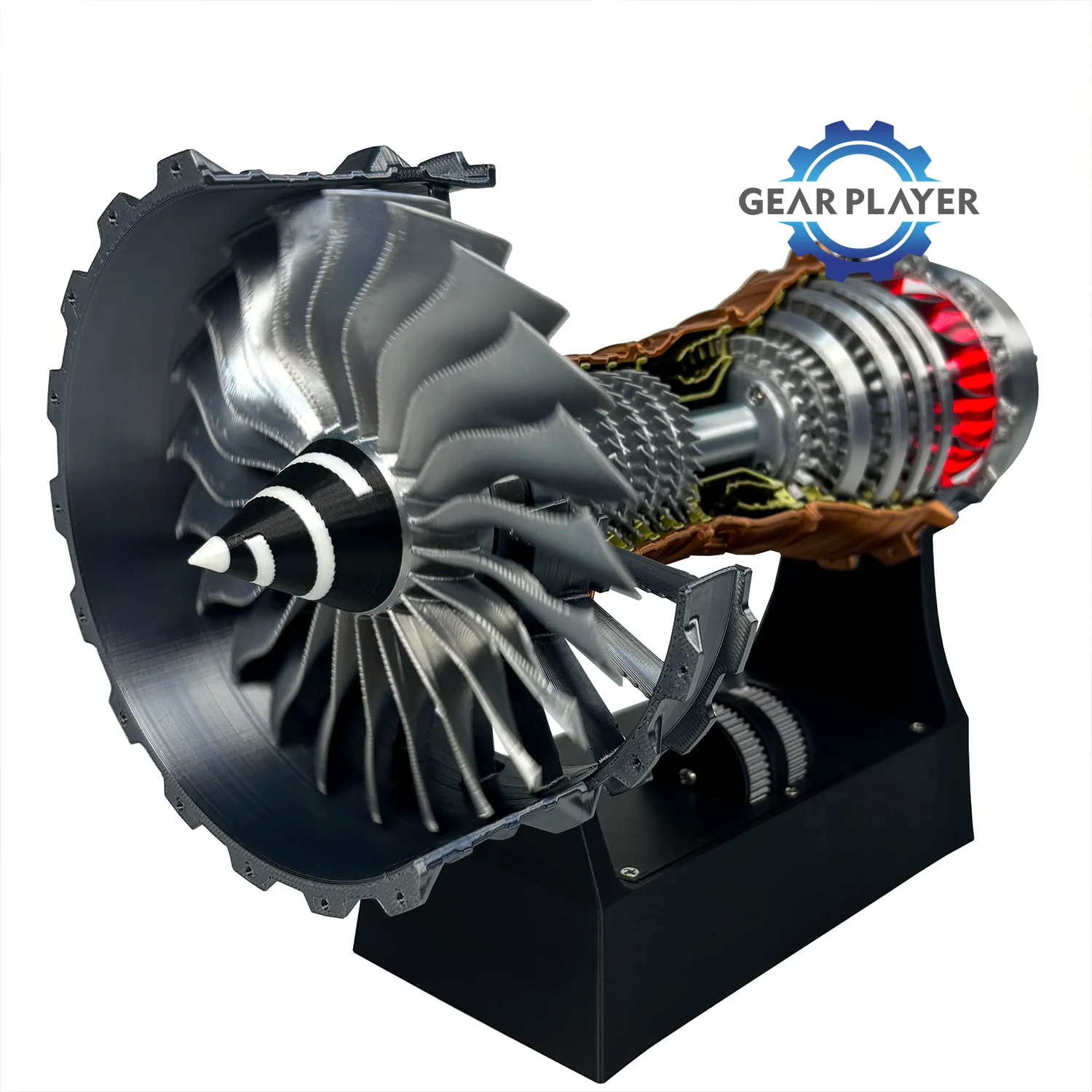 Модель двигателя Super Turbofan