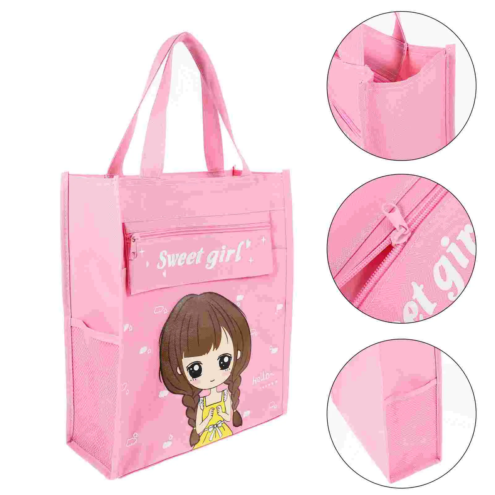 

Textbook Carrier Test Paper Bag Large Capacity Pen Bag Convenient Pen Storage Bag Pen Holder