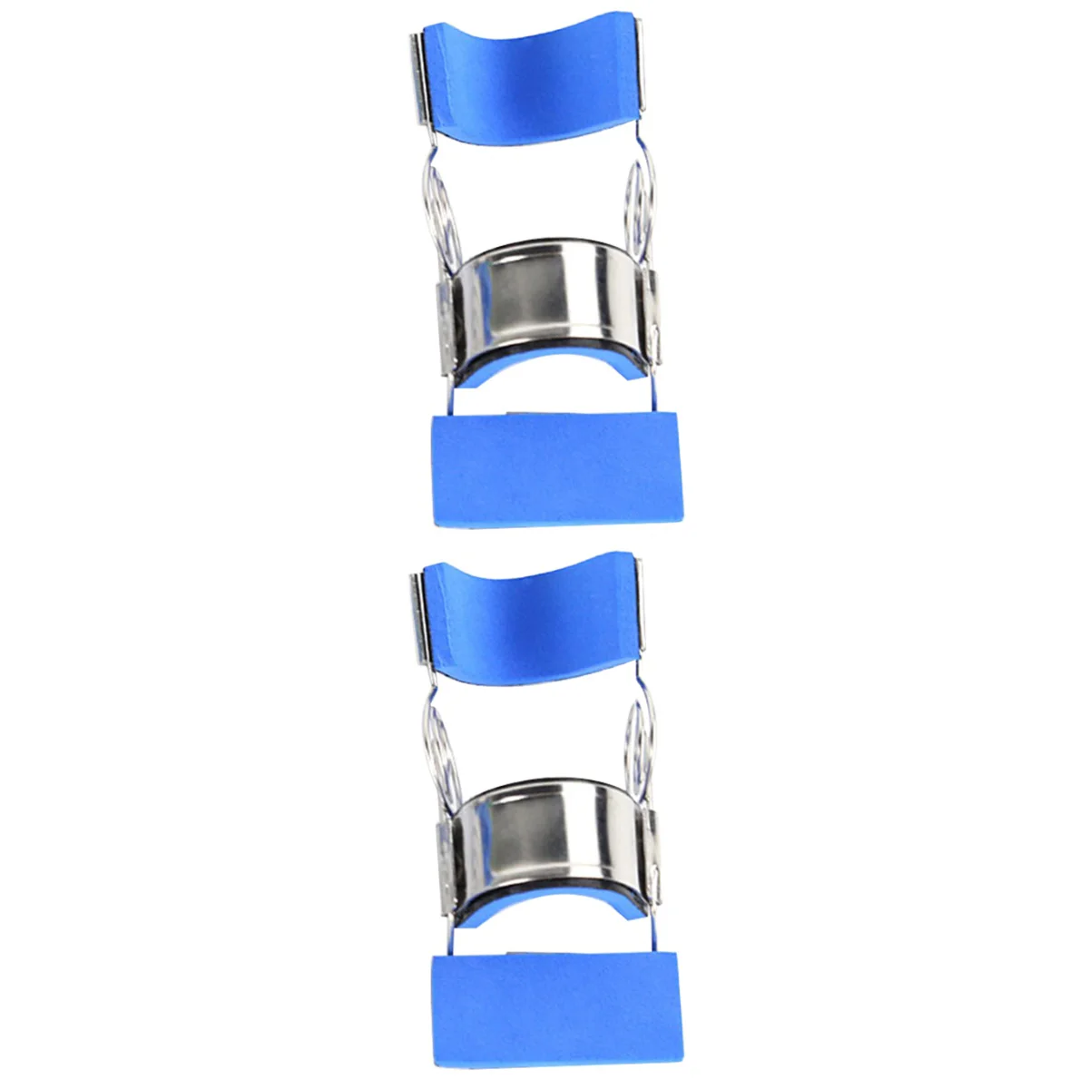 

2 Finger Splint Practical Stainless Steel Portable Protection for Middle Finger Pinky Finger Trigger Thumb