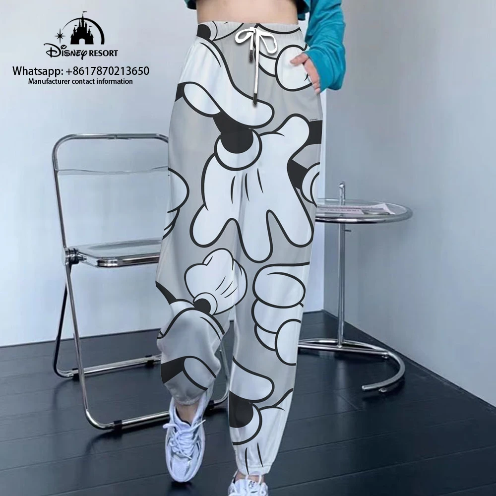 Новинка 2024 осенние женские повседневные спортивные брюки унисекс в уличном