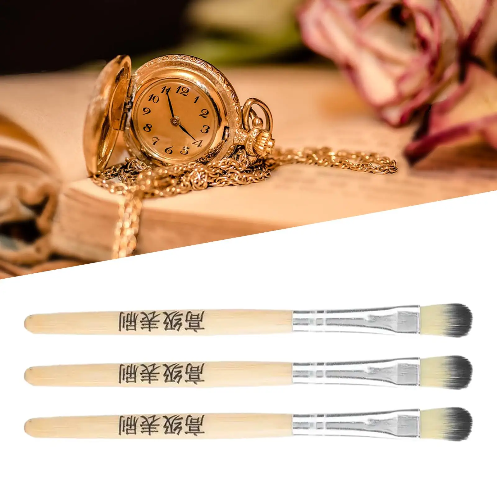 

3 Pieces Watch Cleaning Brush Watch Cleaning Tool for Repair Accessories