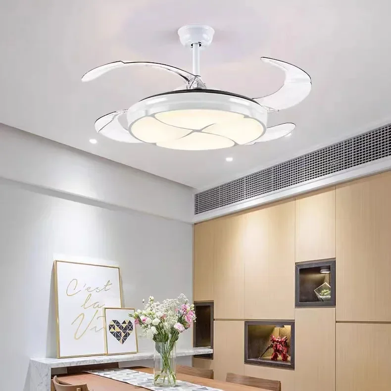 Современный минималистичный тихий потолочный вентилятор с переменной частотой