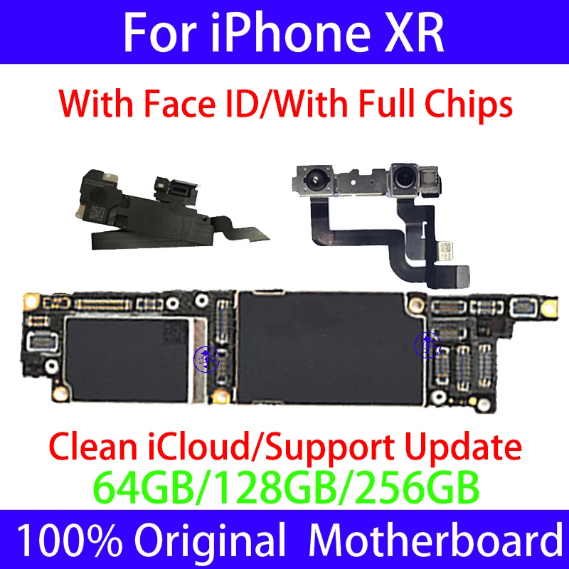 Оригинальная материнская плата для iphone xr x разблокированная iPhone XR/X с/без Face ID с