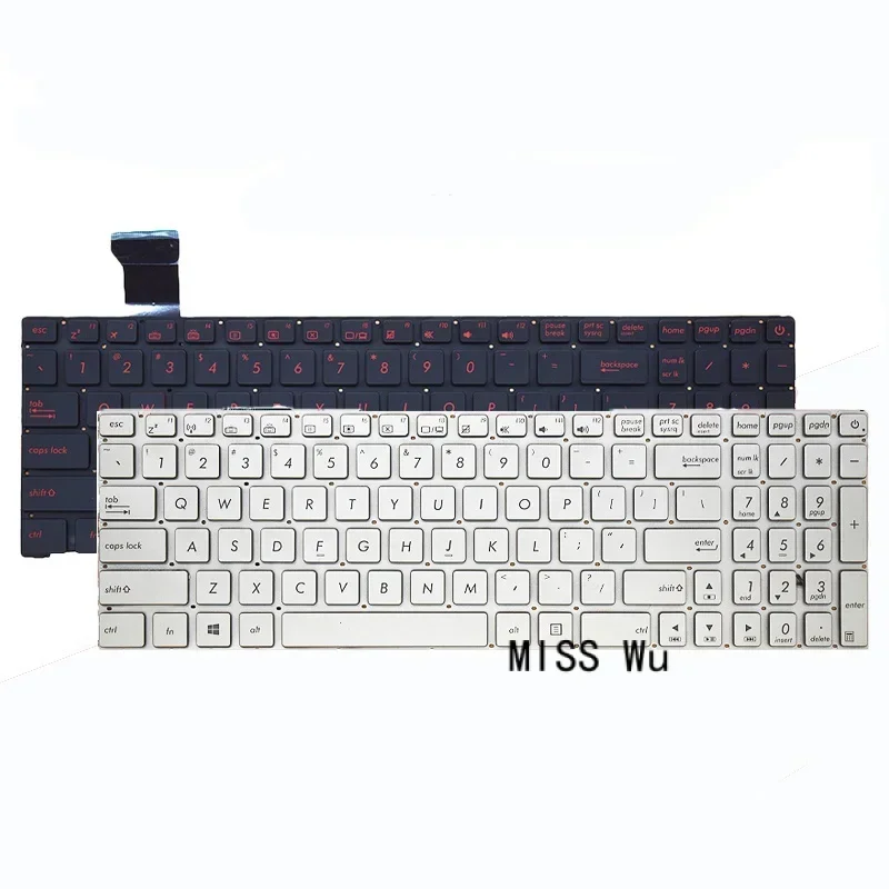 Новая клавиатура для ноутбука с подсветкой ASUS ZX50V FX- PLUS G551JX G551VW N552V ZX 50XJ ZX50JX GL552J GL552V