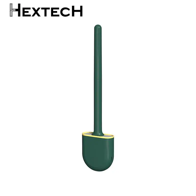 

Воздухопроницаемая Водонепроницаемая щетка для унитаза, с основанием из силикона, плоская Гибкая мягкая щетка для унитаза, набор быстросох...