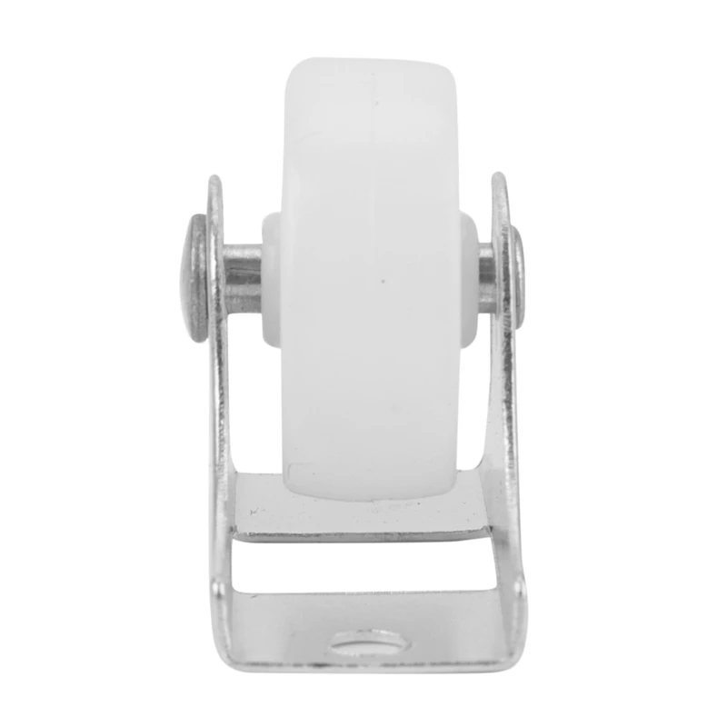 20 шт. 1 дюймовые плоские промышленные ролики белые нейлоновые колеса витрина