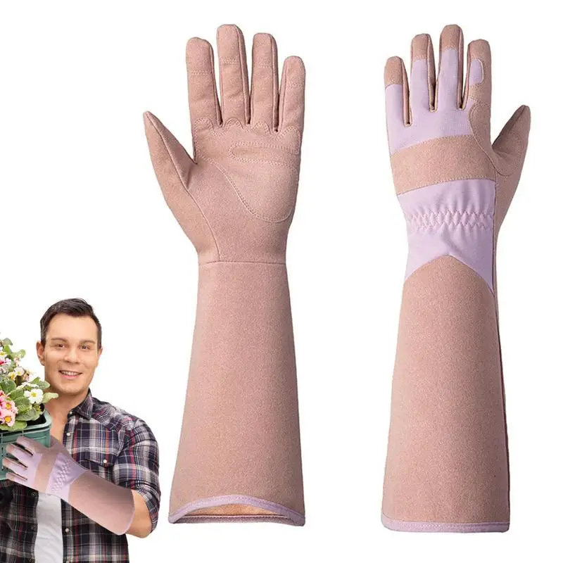 

Садовые перчатки, дышащие митенки для посадки, износостойкие защитные перчатки для погружения в гору, для работы на участке