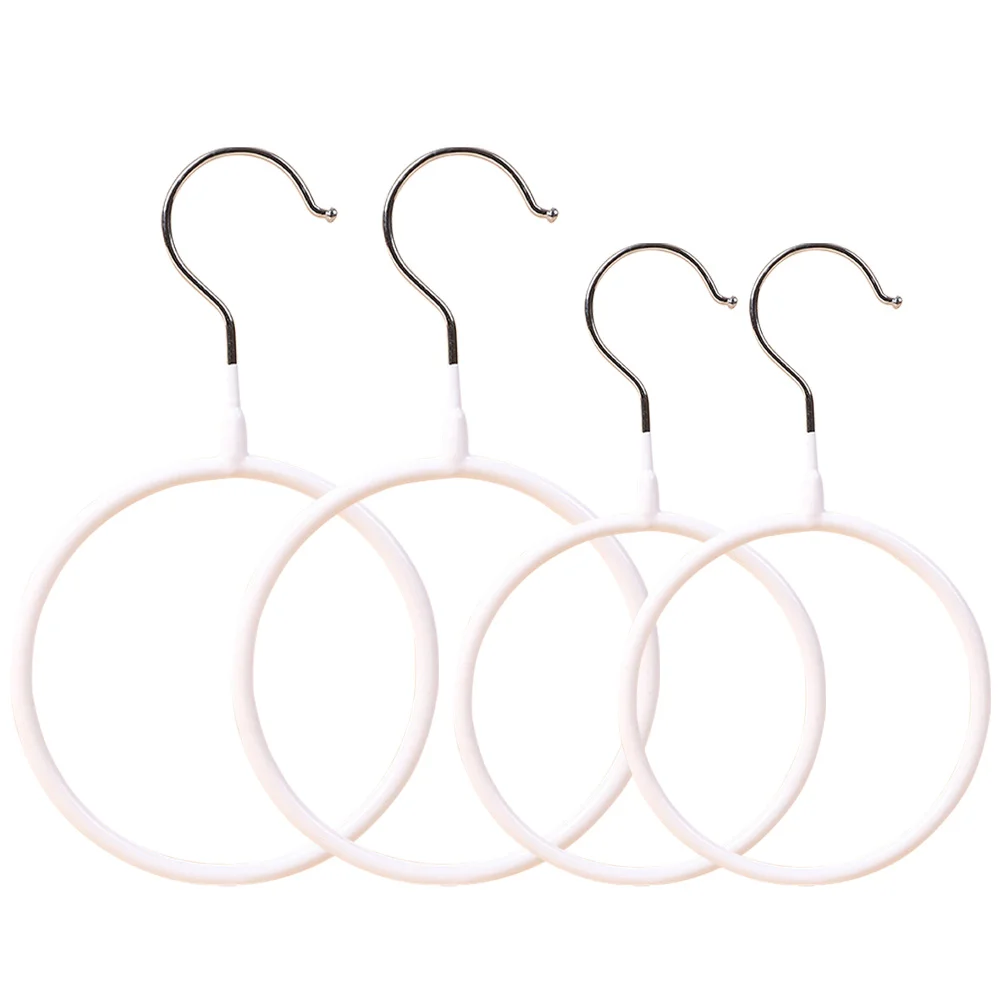 

4pcs Rustproof Multi-use Anti-skid Scarf Holder Tie Hanger For Closet for Home