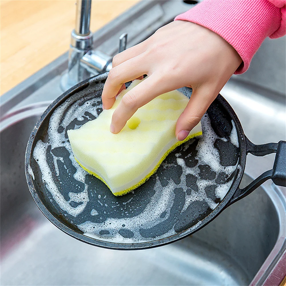 

Бытовой прибор для чистки щетка для мытья посуды губка для удаления пятен губки креативная ткань для чистки кухонные принадлежности