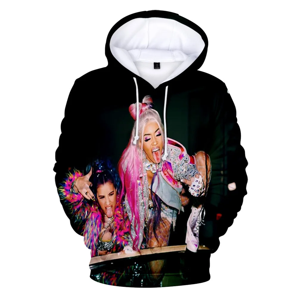 

3D Print Saweetie Hoodies Sweatshirt Streetshirt Hooded Sweatshirt Men/Women Simple Fashion Pullover Clothes