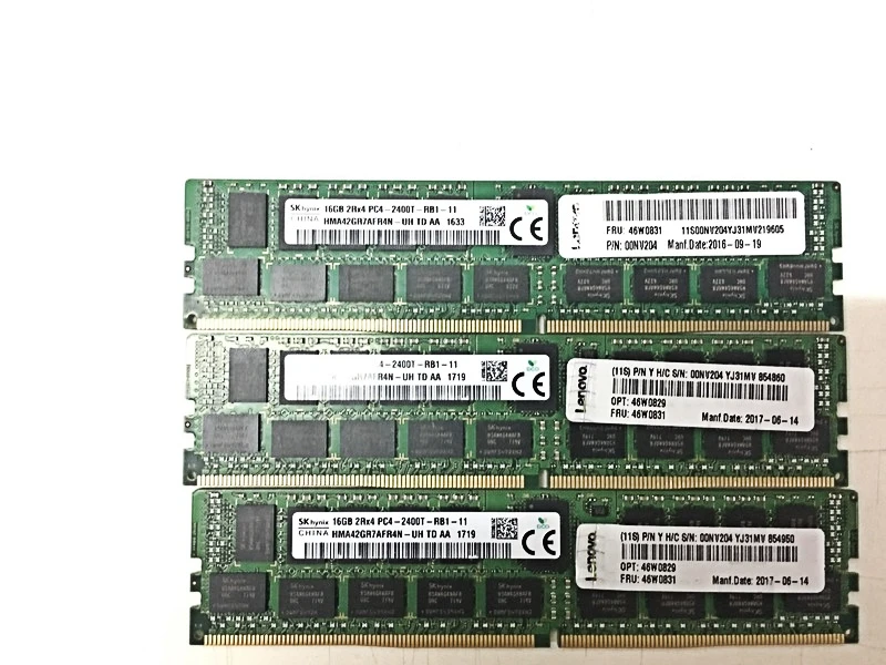 

RAM X3850X6 X3650M5 Server 16G 2RX4 DDR4 2400T Memory 1PCS