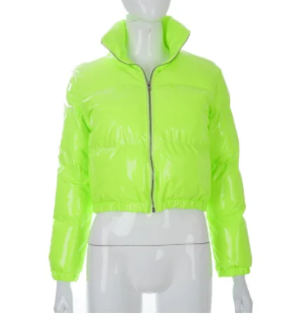 Women's Clothing 2022 Winter Fashion New Long Sleeved Cardigan Stand-Up Collar Warm Casual Short  Bread Down Jacket Quilted Coat