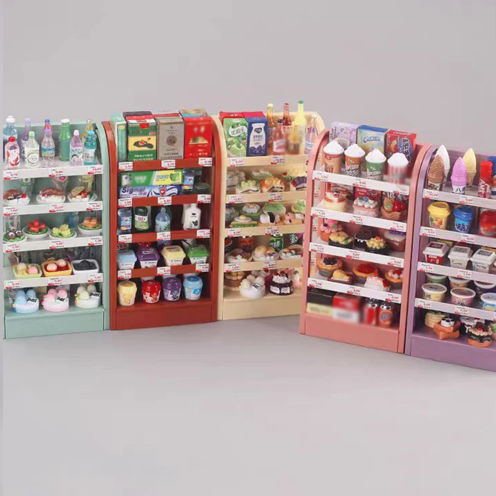 1:12 миниатюрный магазин дисплей полка мебель для кукольного домика миниатюрная