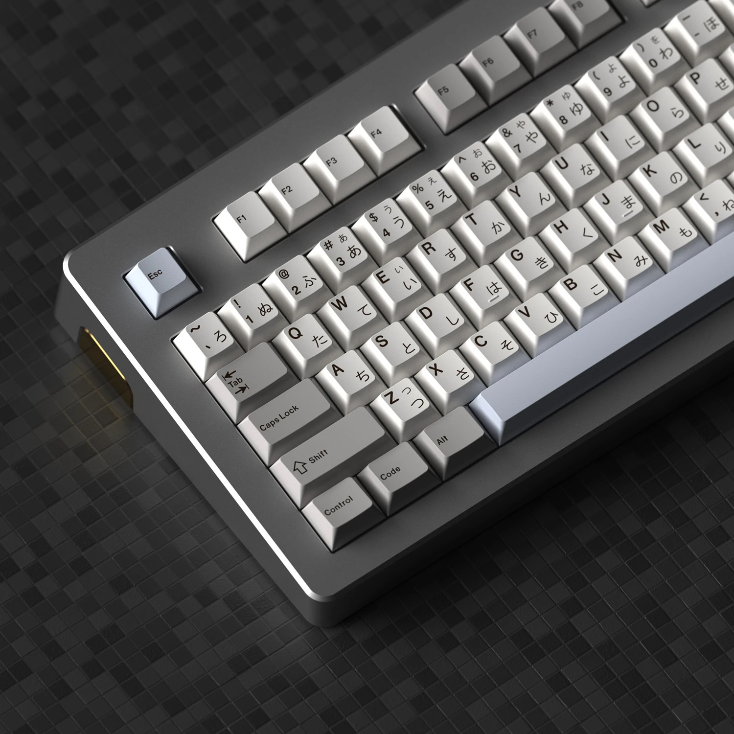 

Personality Light Gray White Piano Music Keycaps PBT Dye Sublimation KEYCAP Cherry Profile For MX Switch Mechanical Keyboard