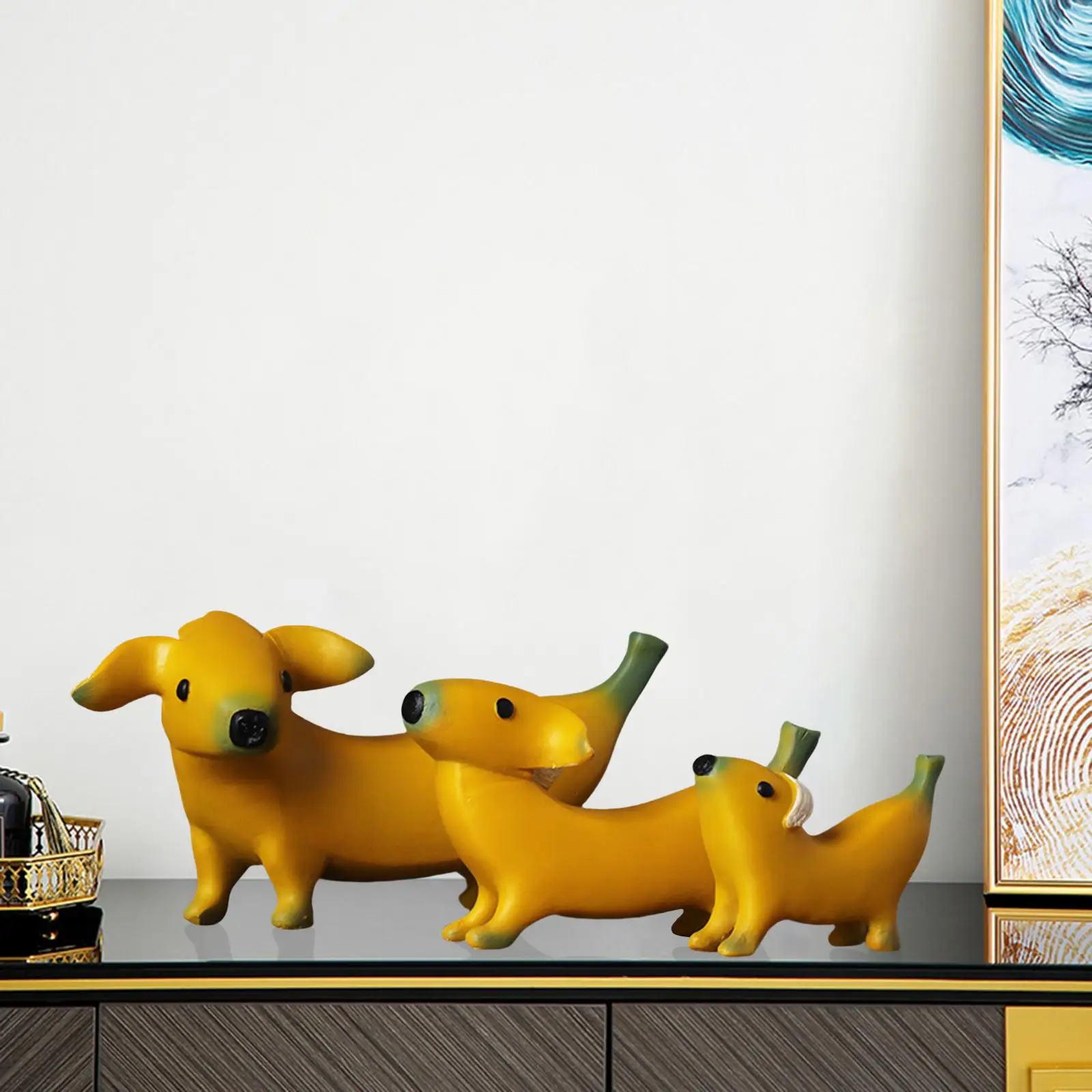 

Оригинальные статуи искусственных животных, статуэтки, скульптура, простое украшение, ремесла из смолы, рукоделие для вина