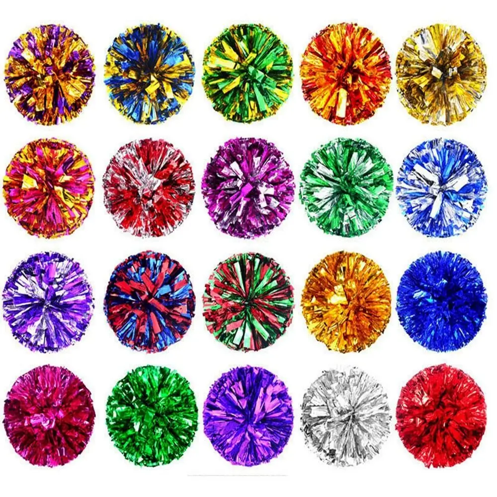 

hole handle Competition Flower Cheerleader pompoms Club Sport Supplies Cheerleading Cheering Ball Dance Party Decorator