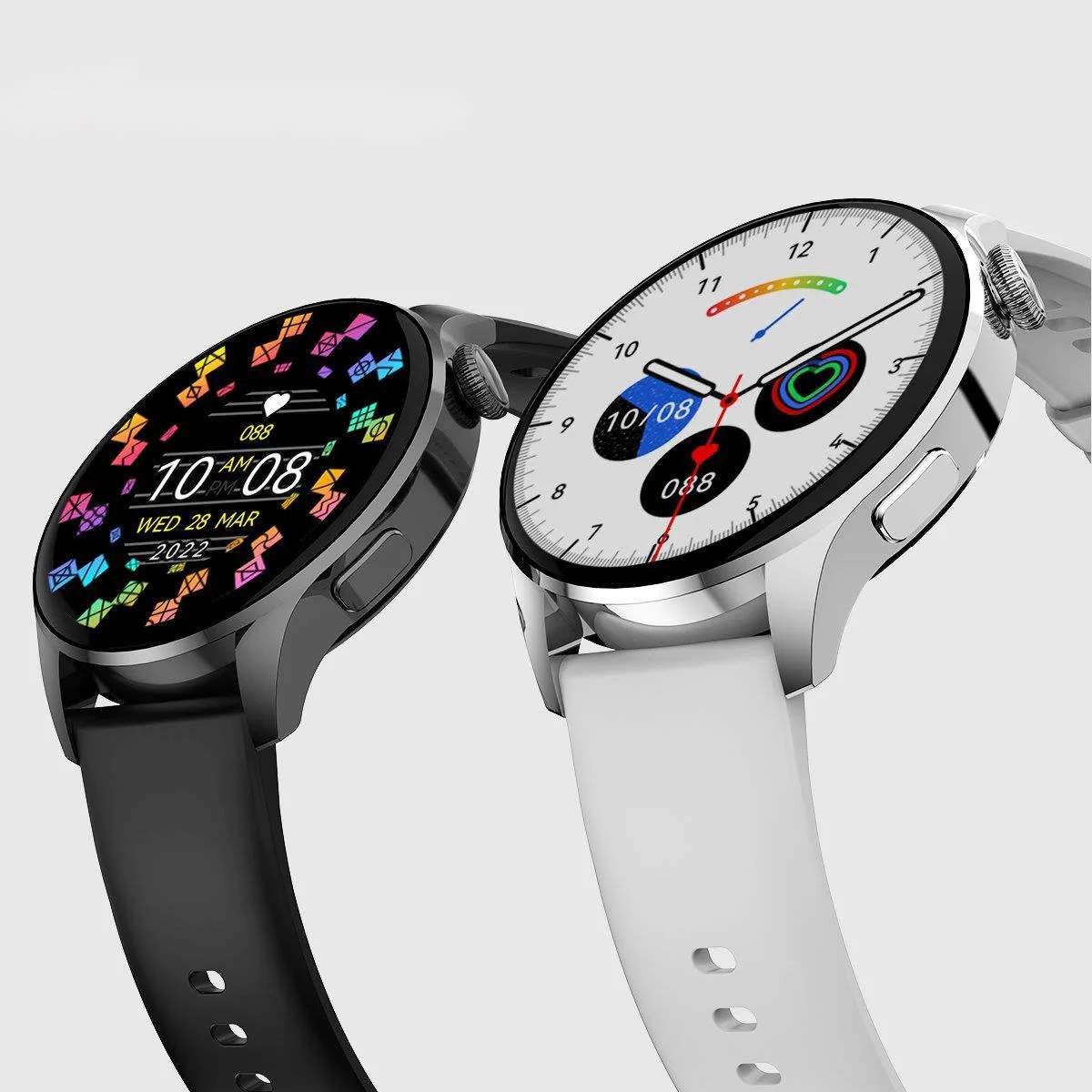 

Новинка 2023, умные часы с датчиком пульса и уровня кислорода в крови, мужские и женские умные часы с Bluetooth и функцией звонков, модные спортивные водонепроницаемые часы