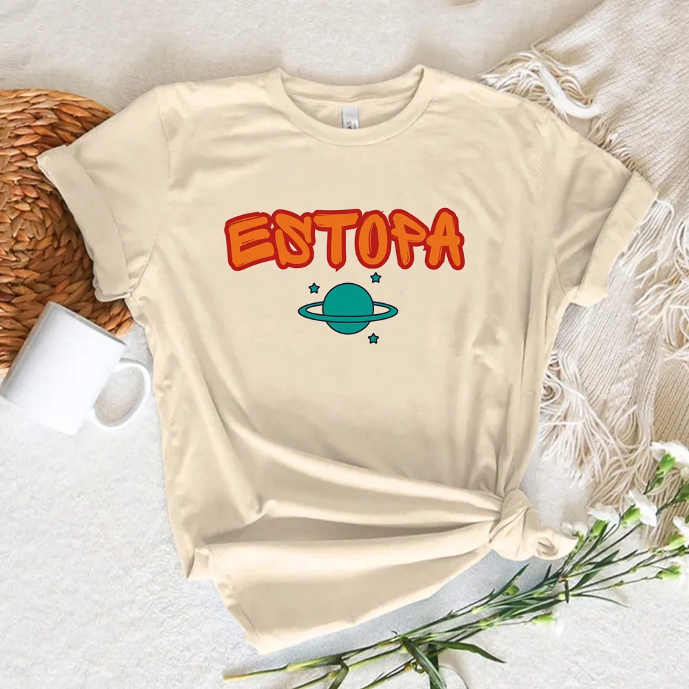Футболка Estopa Женская в современном стиле забавная футболка для отдыха одежда