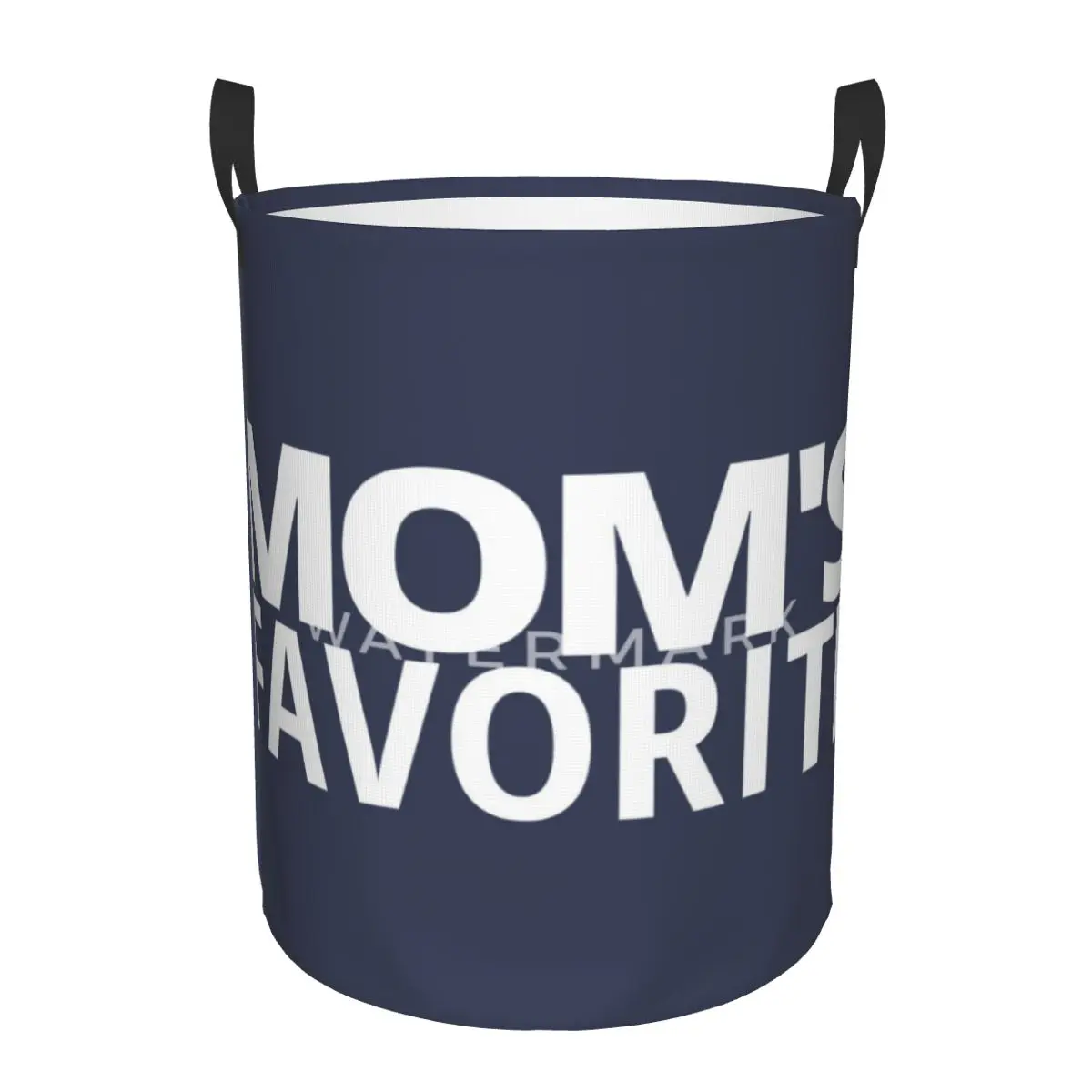 

MOM'S FAVORITE Circular hamper,Storage Basket With Two handles bathroomsStorage of clothes