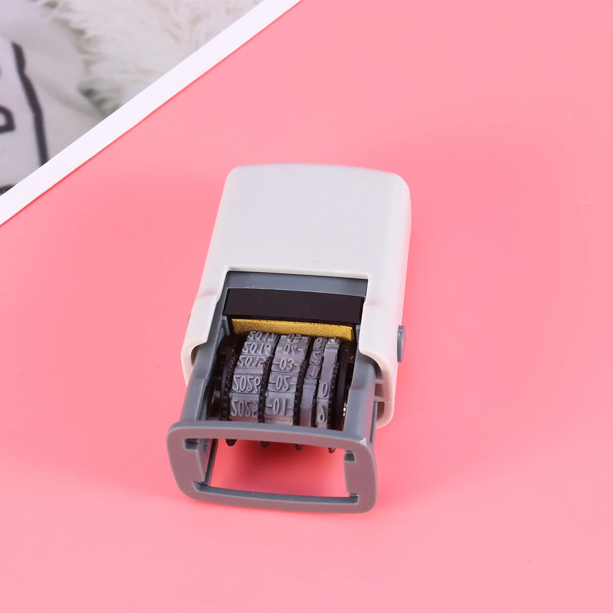 

Date Stamp Plastic Stamper Number Stamps Ink Back Seal Self Inking Office Embosser