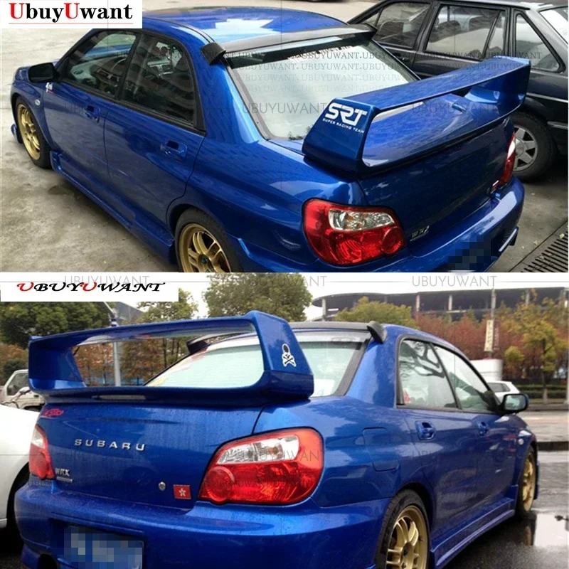 Задний спойлер багажника для Subaru Impreza WRX Sedan 6Th 7Th 8Th 9Th ST 2002-2007 GT крыла с лампой