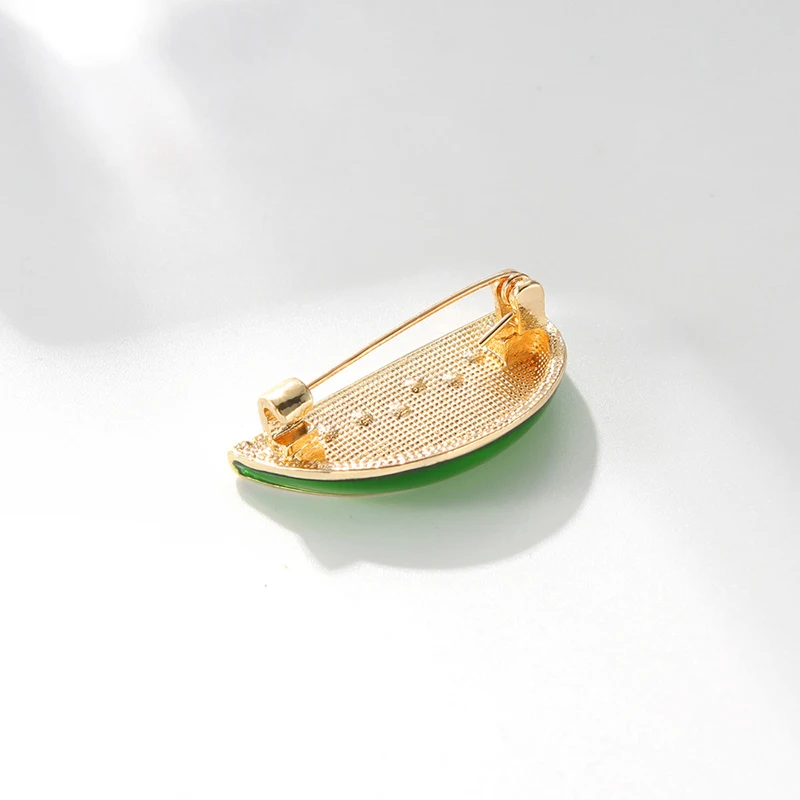 Ретро минималистская индивидуальная брошь модная в форме арбуза булавки на