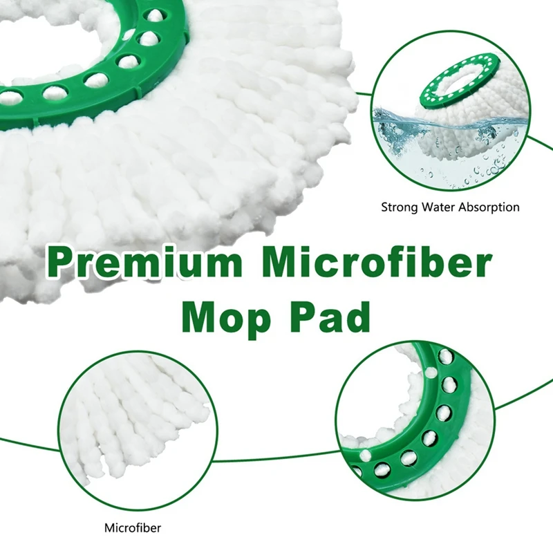 Насадка для швабры Libman Tornado сменная моющаяся тряпка из микрофибры