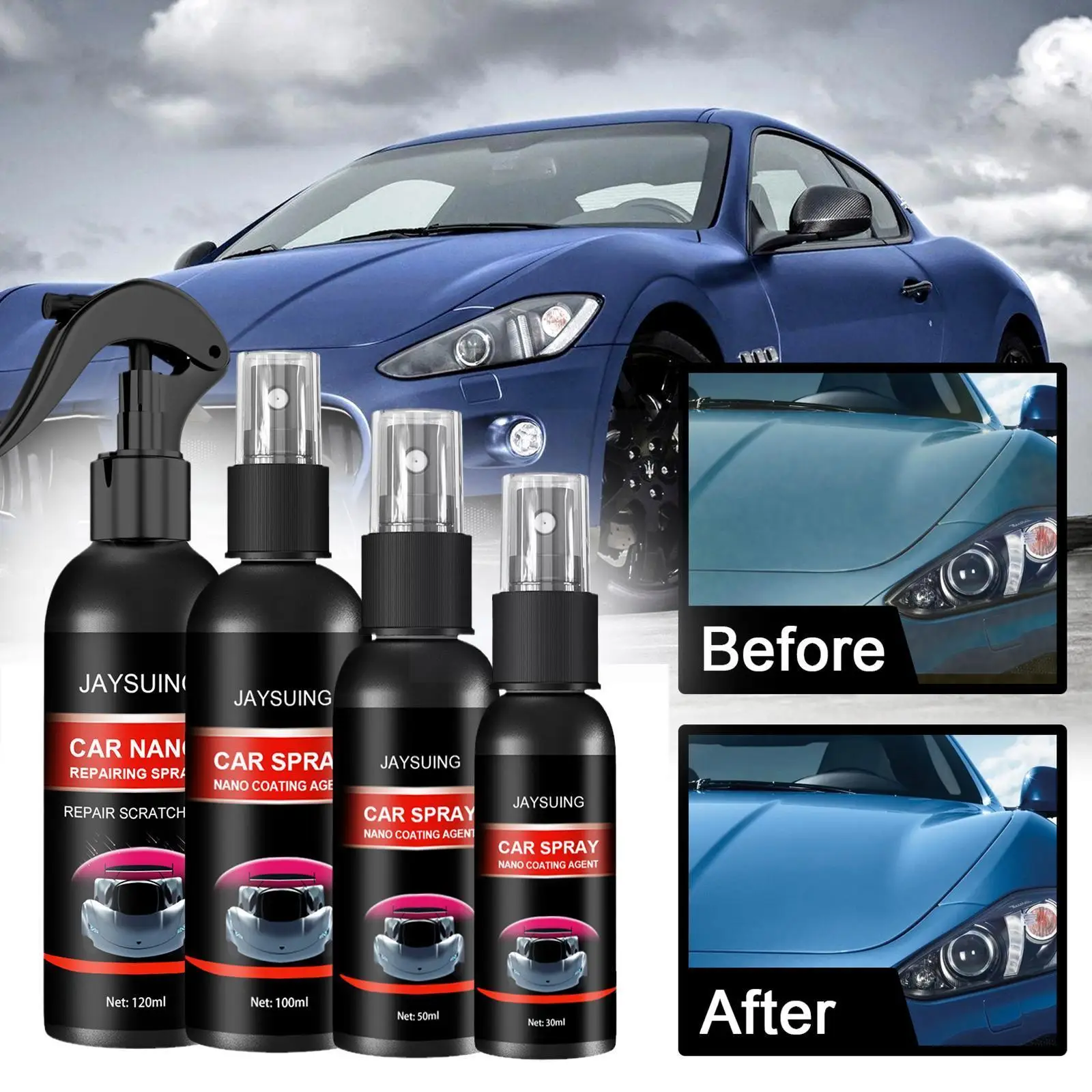 

Спрей для керамического покрытия автомобиля, водостойкий Гидрофобный герметик с нанокристаллическим покрытием, L3V5