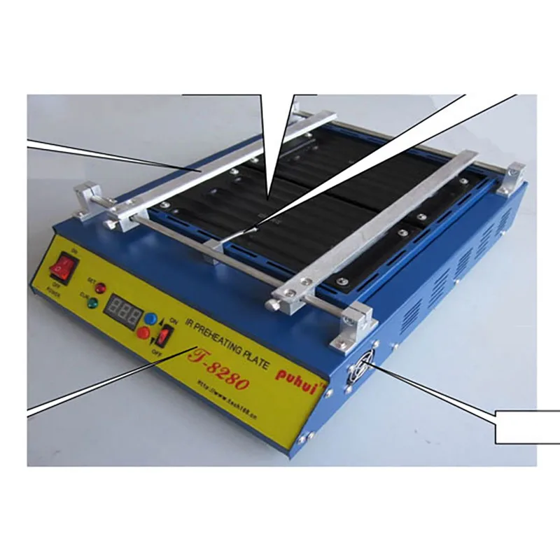 Нагреватель печатной платы T8280 предварительный подогреватель подсветка печь для