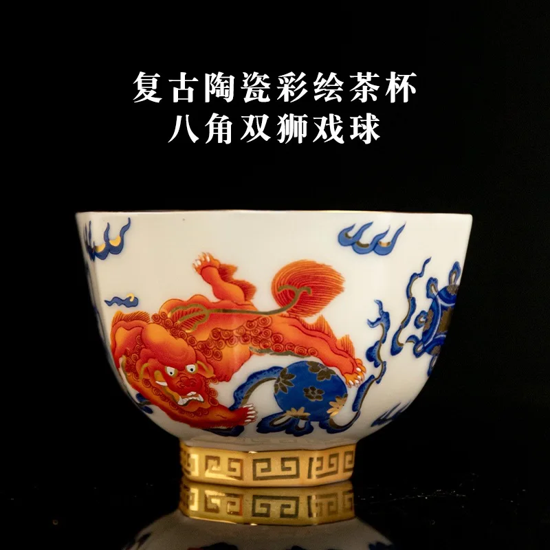 

Chinese Tea Ceremony Dehua White Porcelain Handpainted Teacups Health Gongfu Teaware Jingdezhen Ceramics Teaset Master Cup