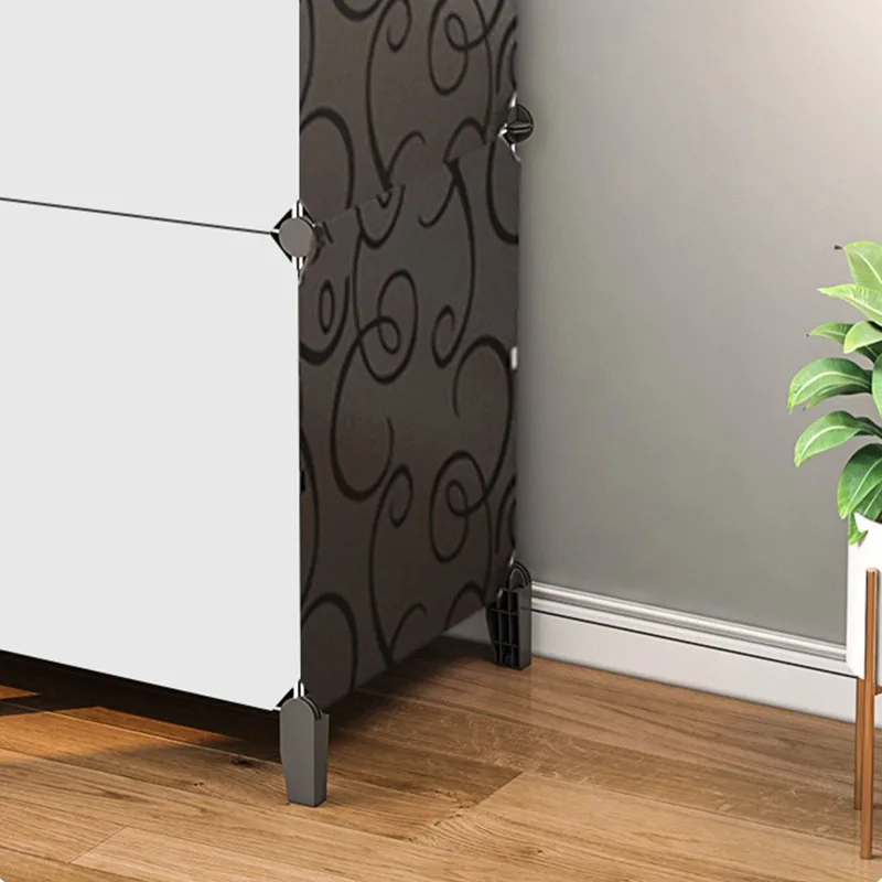 2023 новый пылезащитный с дверными шкафами для обуви многоуровневый стеллаж