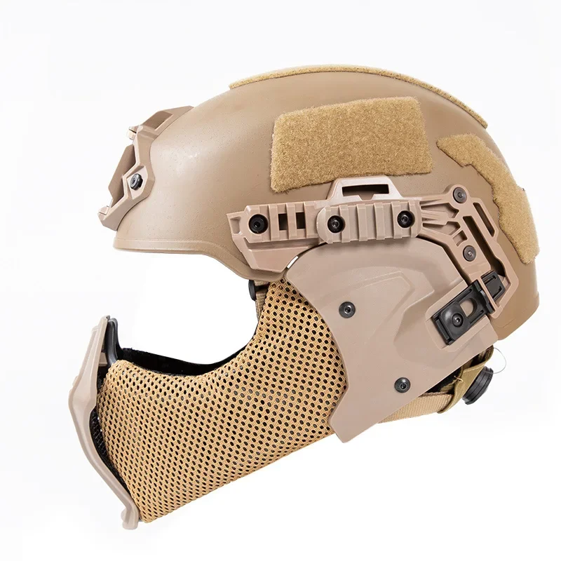 Tb1471 Outdoor Ex Helmet Специальная вездеходная маска Защита ушей и лица Встроенная защита