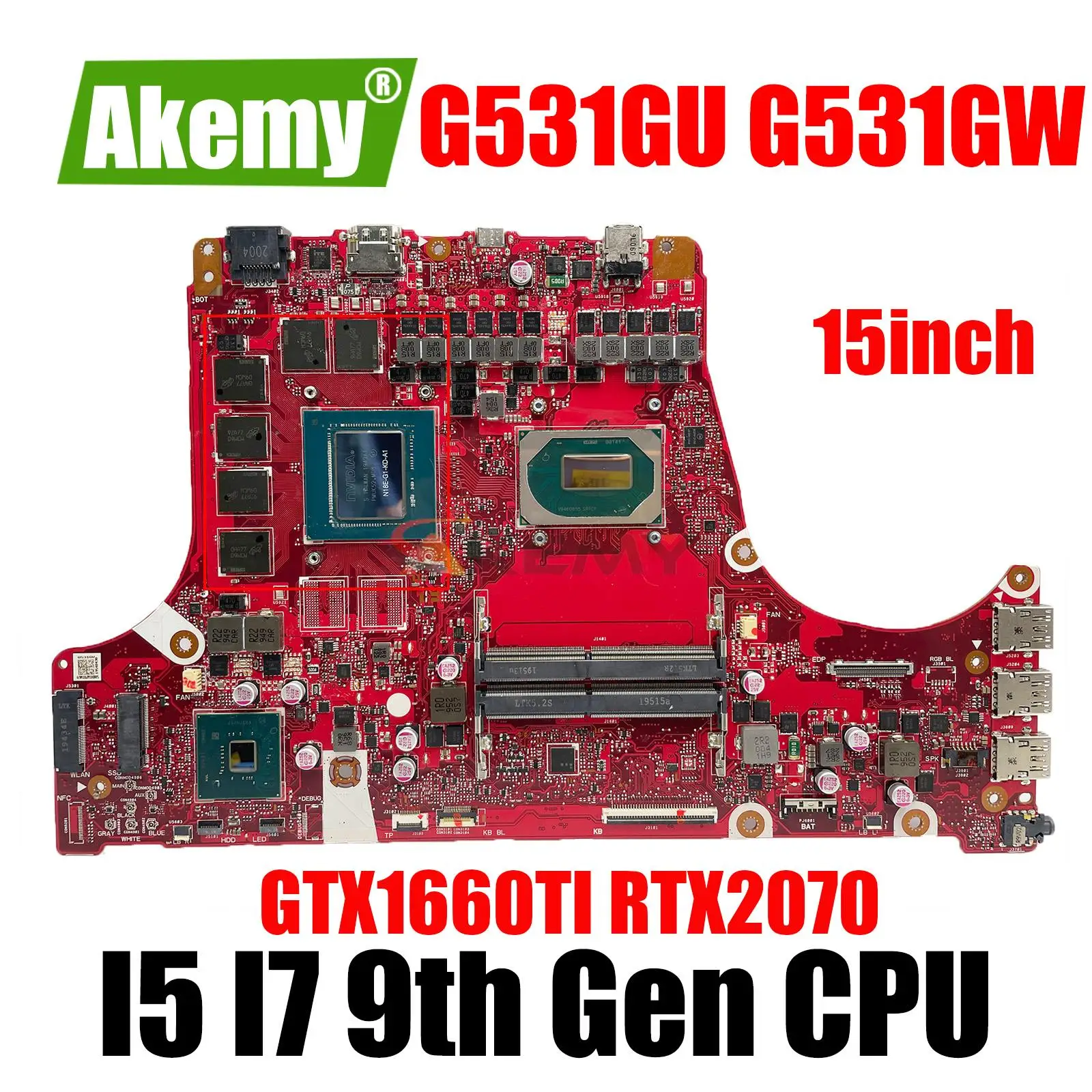 Материнская плата ASUS ROG Strix S5D S7D G531GW G531GV G531GU G531GD G731G G531G материнская плата для ноутбука i5 i7 GTX1660Ti RTX2060 RTX2070