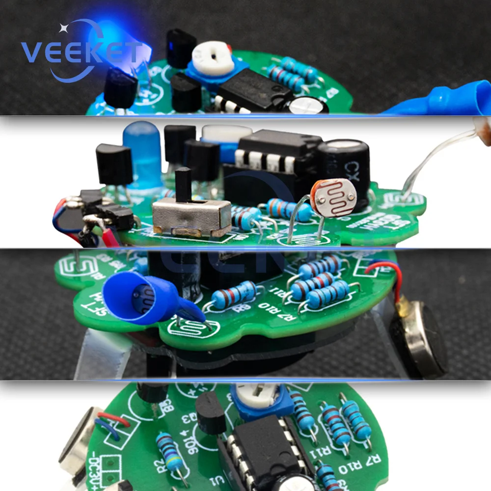 Светодиодная дышащая паяльная лампа набор сделай сам Мигающий игрушечный