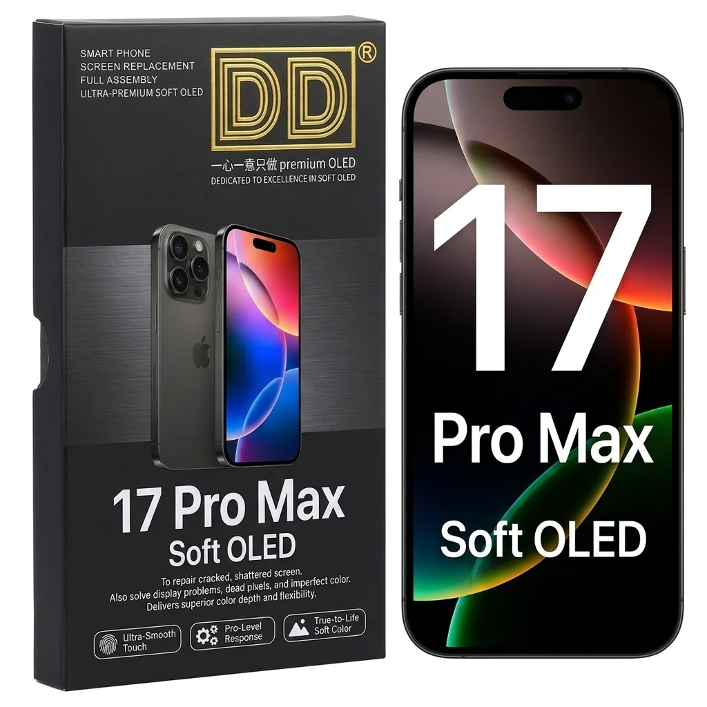 Фото DD SOFT OLED-экран LCD-дисплей для iPhone 12 13 14 15 16 16e 17 Pro Max, сенсорный экран в сборе, замена дигитайзера №5