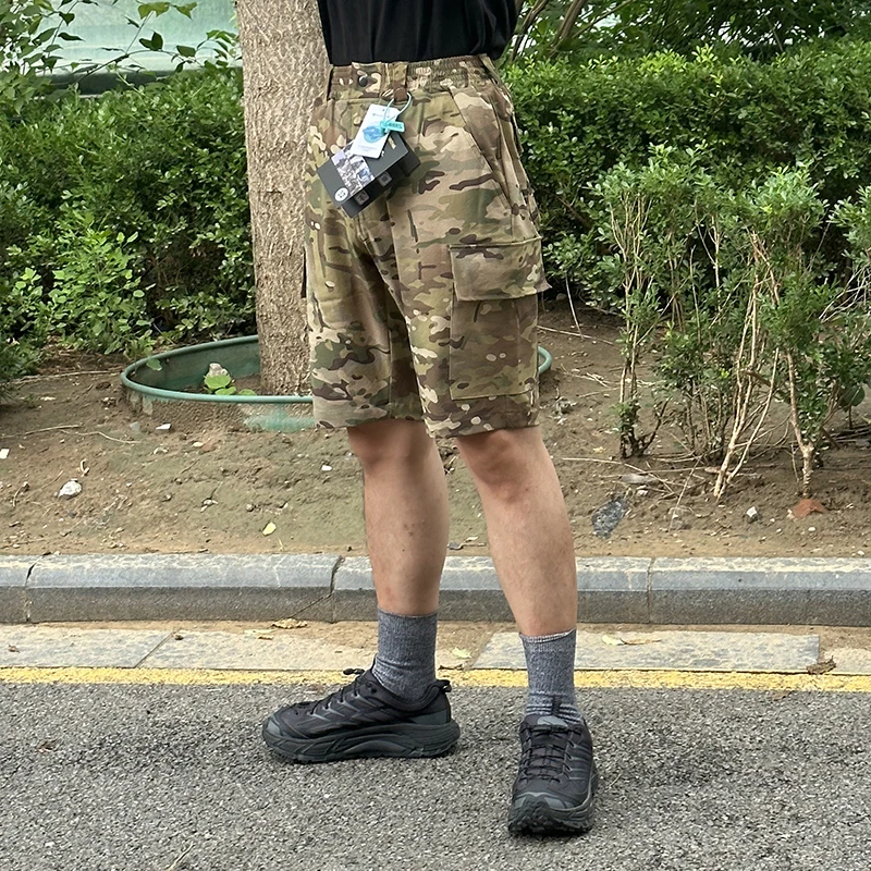 Быстросохнущие шорты Gear Pioneer легкие эластичные оранжевого цвета лето