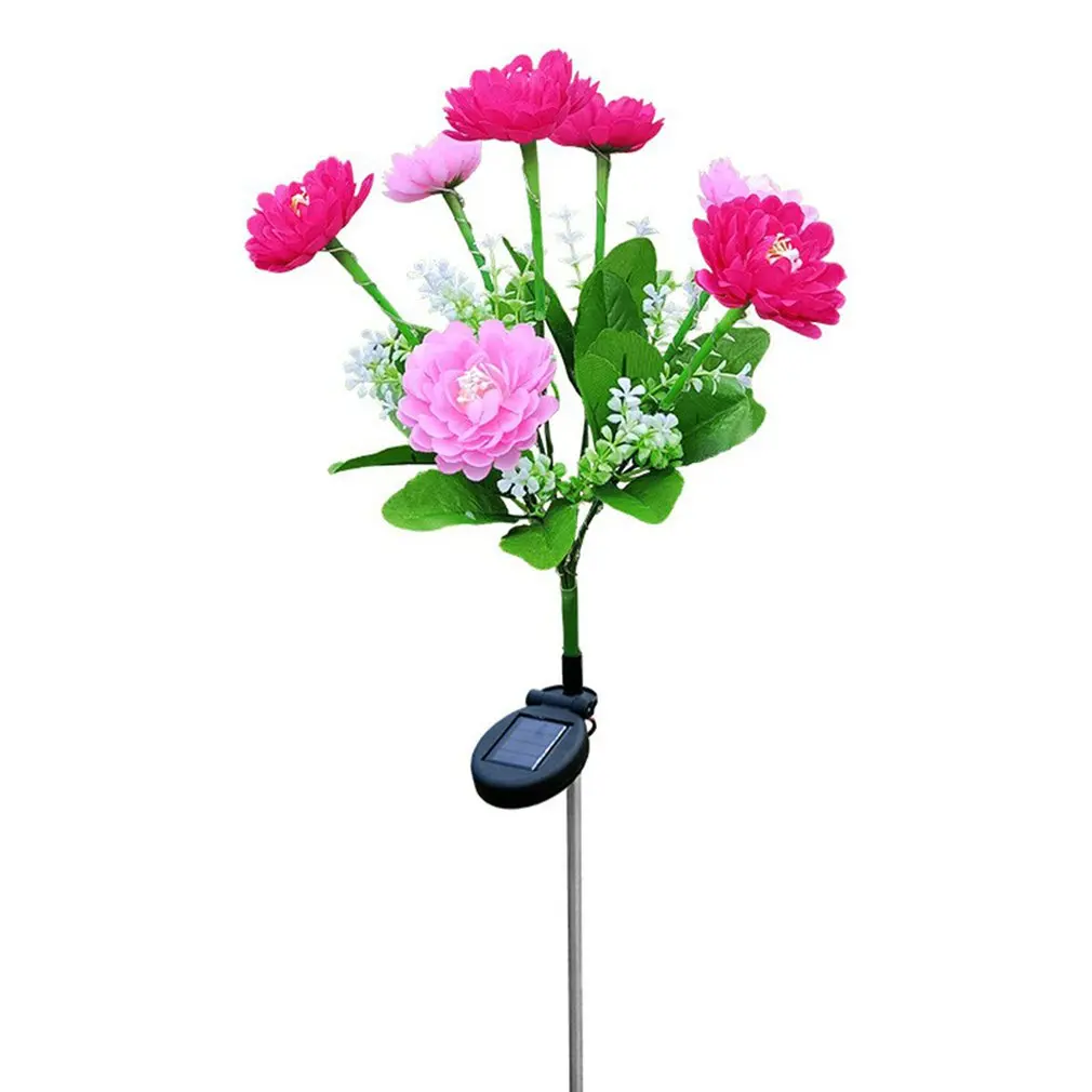 

LED Solar Snow Lotus Garden Lamp Outdoor Solar Light Garden Flower Lamp Solar Power Yard Lawn Path Wedding Lights