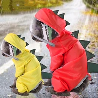 puppy small dog rain coat pet cat dog raincoat reflective hooded waterproof jacket for dogs soft breathable mesh dog clothes