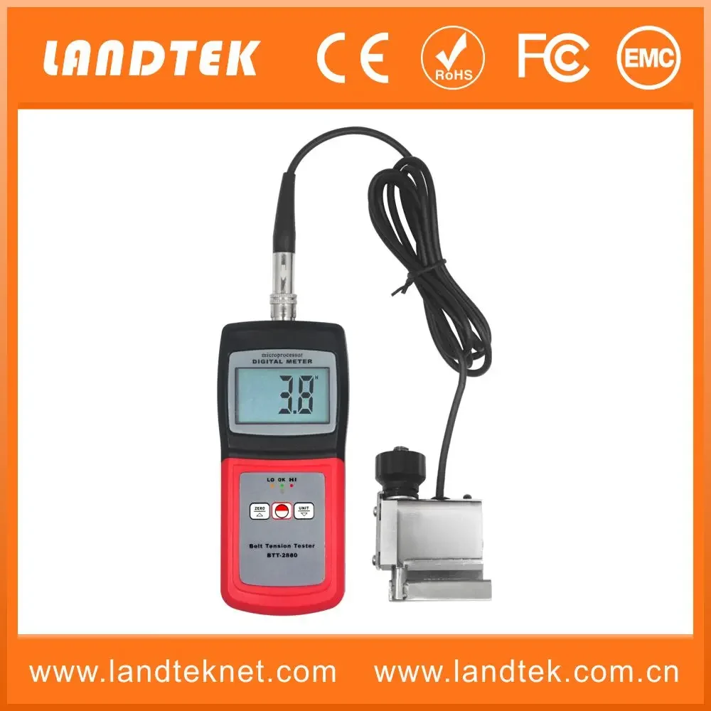 Производитель 2025 года LANDTEK цифровой измеритель натяжения ремня тензодатчика