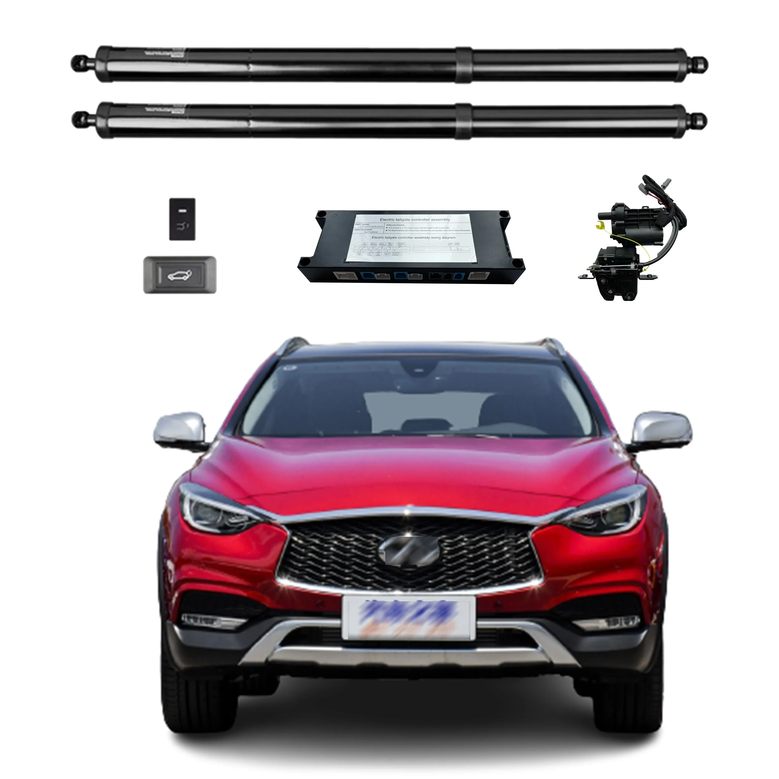 

For Infiniti QX30 2017+ Electric Tailgate Power Liftgate Auto Trunk Hands Free Back Door Opener With Remote Control Funciton