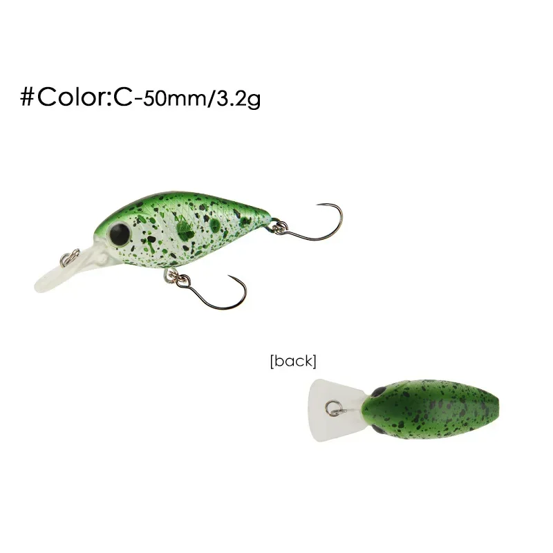 Новинка 2024 окунь Солнцезащитная рыба Тимон бури DR гольян 50 мм 3 2 г искусственная