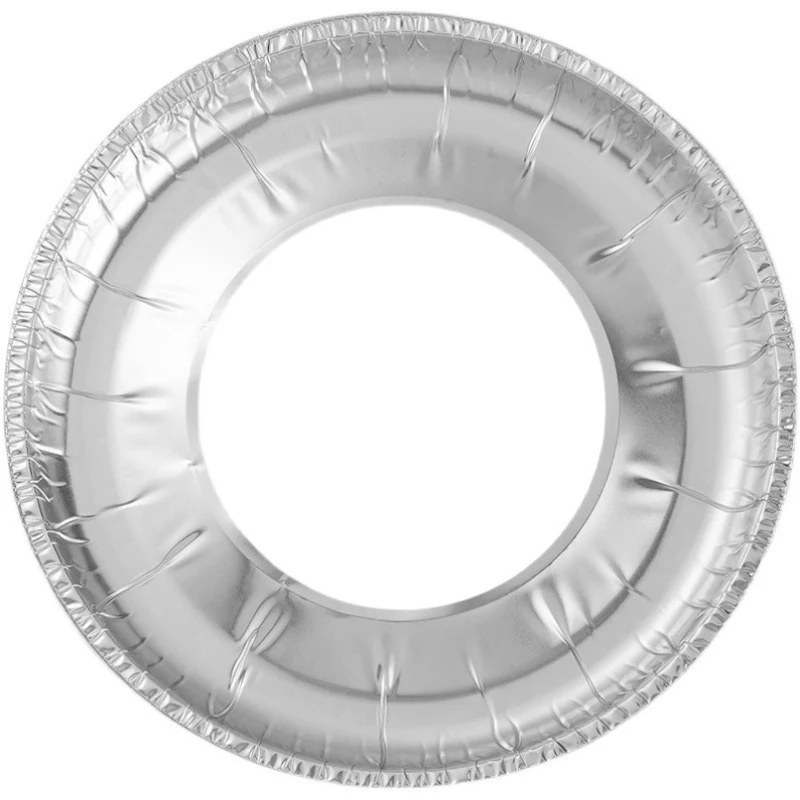 10 Pieces Thickened Aluminum Foil Square Round Cooktop Gas Stove Covers for Top Oil and Anti-Fouling Cleaning Pads |