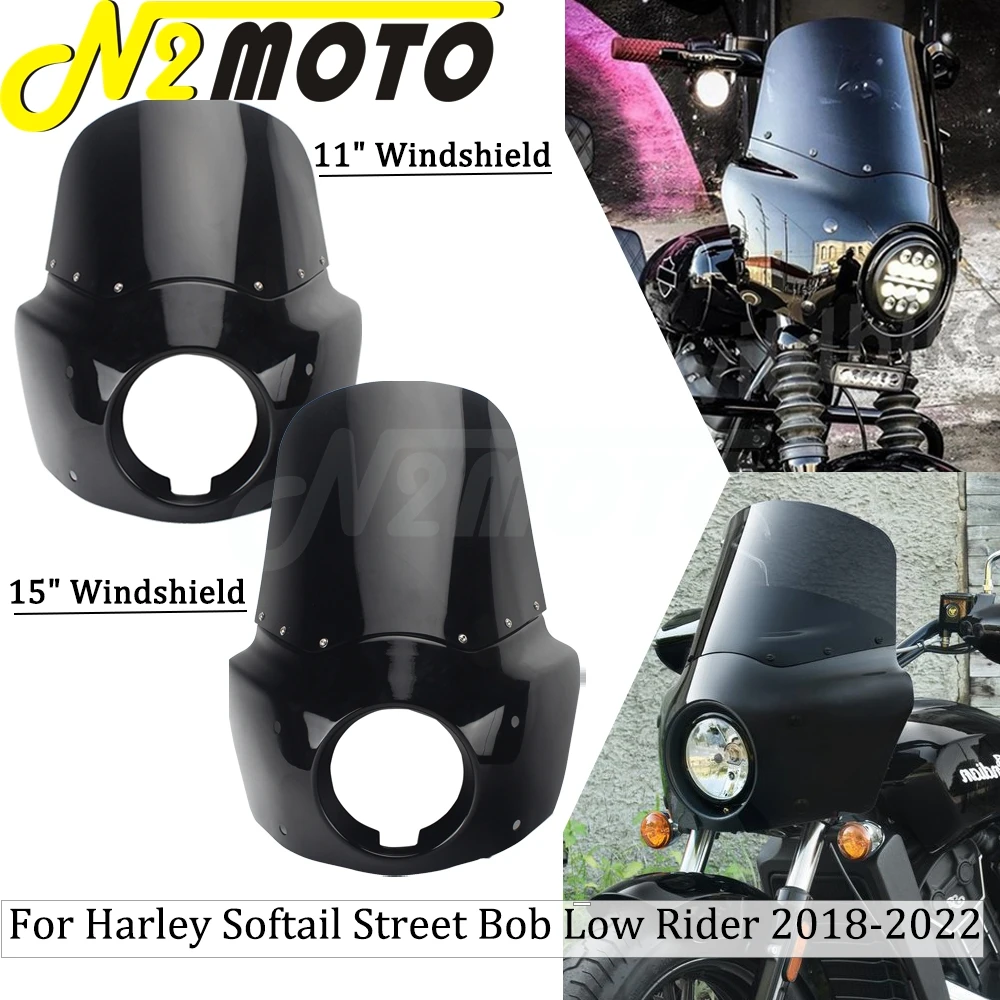 

Обтекатель для мотоциклетной фары с прозрачным ветровым стеклом, 11 "15", для Harley Dyna Wide Glide EFI FXDWGI FXDWG