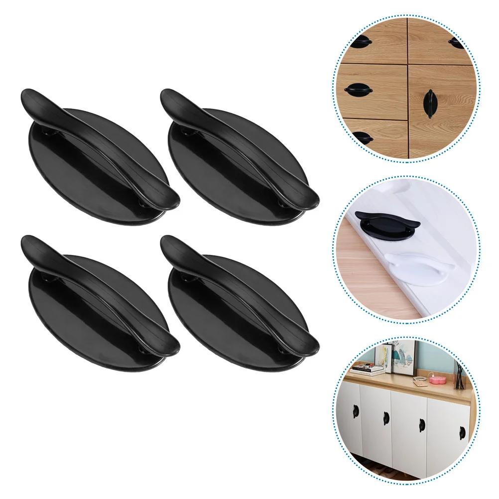 

Handle Cabinet Drawer Adhesive Knobs Stick Handleshelper Door Knob Kitchen Selfpush Wardrobecupboard Dresser Accessories Window